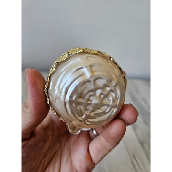 Vintage inge glas rabbit bunny easter Basket ornament RARE glass Xmas tree - Picture 6 of 8